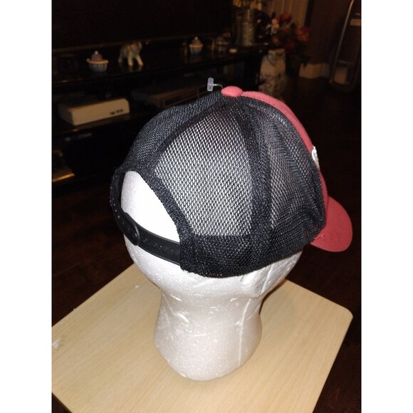 Purpose‎ Tour Justin Bieber Pink & Black Mesh Trucker Hat Baseball Cap Snapback - Picture 3 of 4